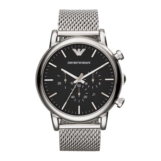 Emporio Armani Zilverkleurig Mannen Horloge AR1808 | bol.com