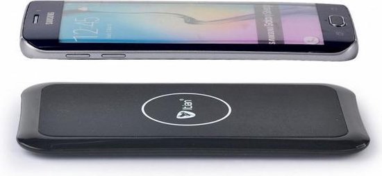 Draadloze oplader voor de Samsung Galaxy S4 (GT-I9500) in het zwart |  bol.com