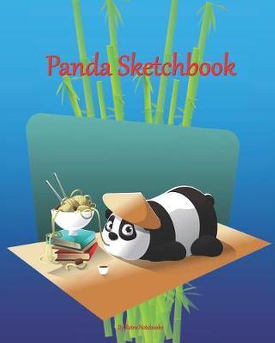 Panda Sketchbook, Retro Notebooks 9781072552291 Boeken