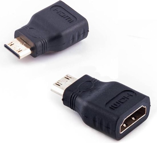 Verloopstekker HDMI (F) naar Mini HDMI (M) - Zwart