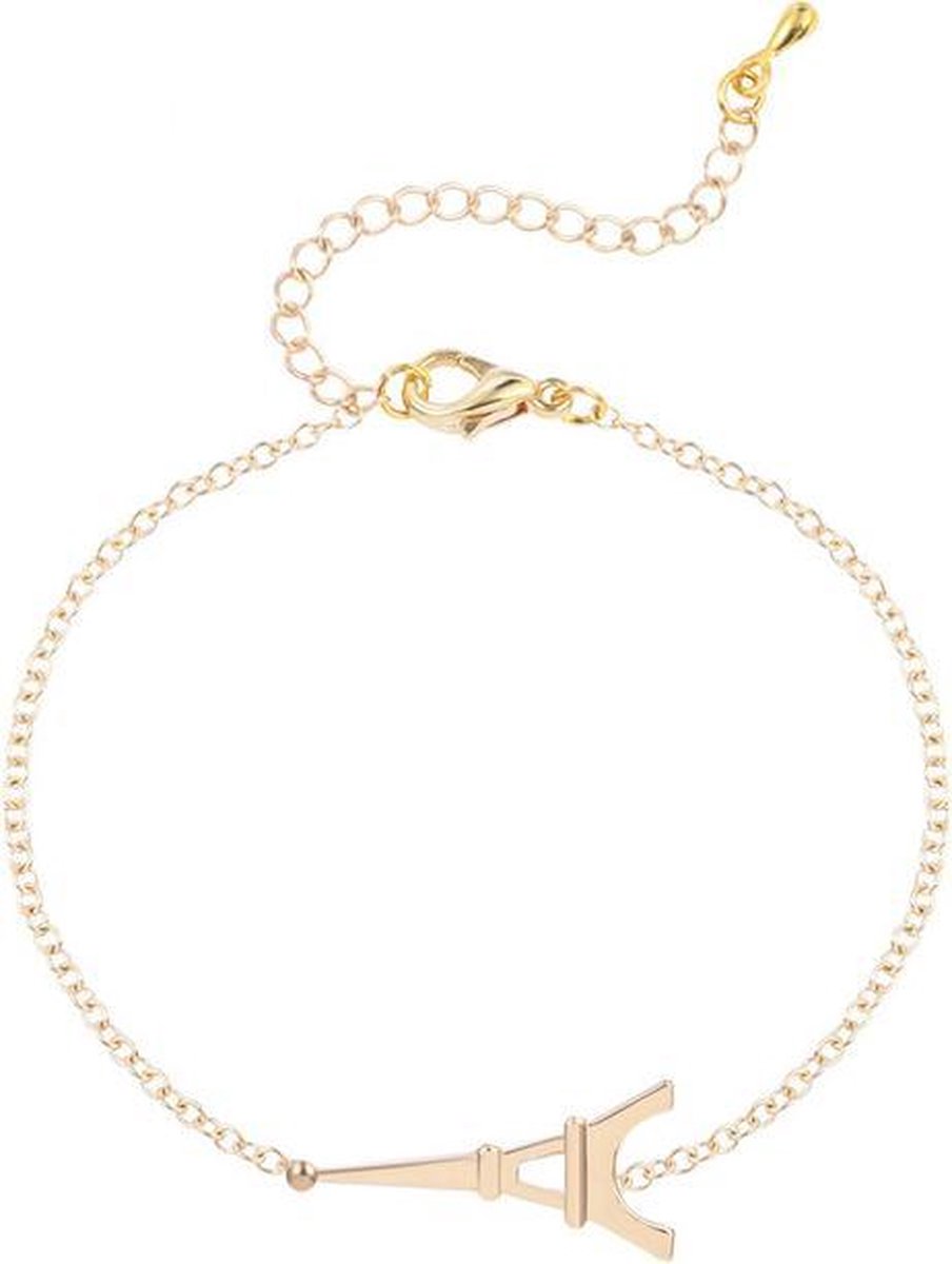 24/7 Jewelry Collection Eiffeltoren Armband - Goudkleurig