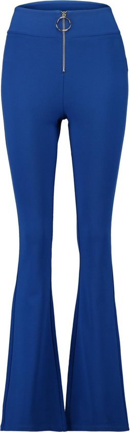 Coolcat Broek Flared broek met rits detail - Helder Blauw - Xs | bol