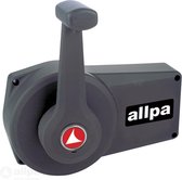 Allpa A89 zwarte Eénhendelbediening met Interlock voor Zijmontage