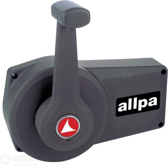 Allpa A89 zwarte Eénhendelbediening met Interlock voor Zijmontage