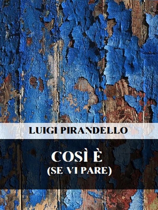 Così è (se vi pare) - cover