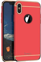 iPaky 3-in-1 Hardcase iPhone X - Rood/Goud