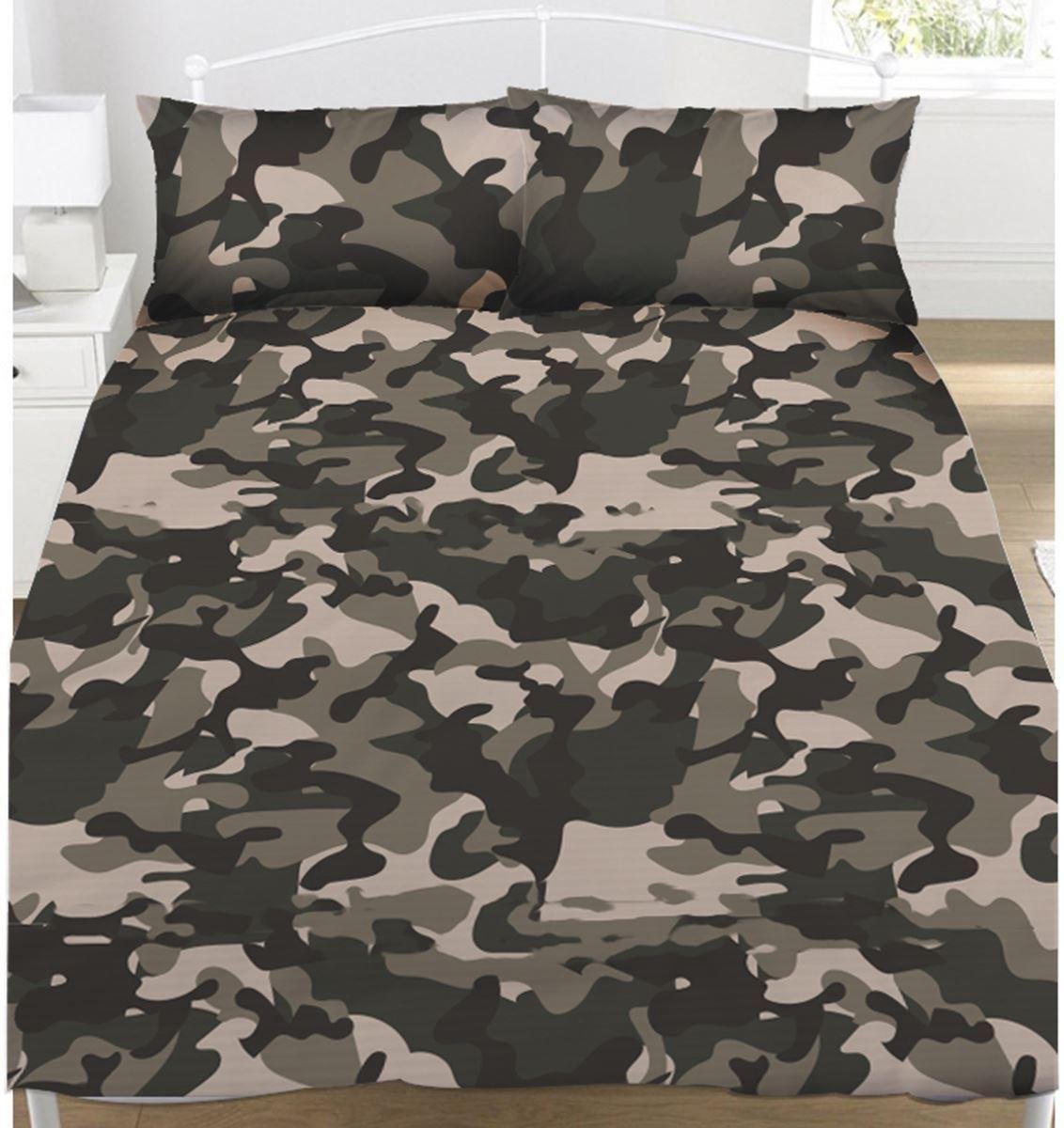 gek Tekstschrijver Leia Camouflage 2 persoons dekbedovertrek, legerprint dekbed 200 x 200 cm. |  bol.com