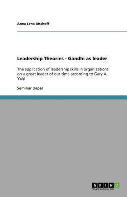 Leadership Theories - Gandhi as leader - cover
