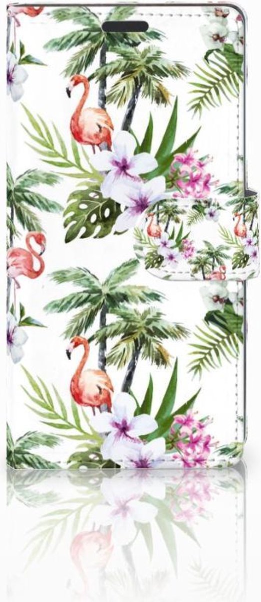 Sony Xperia Z3 Telefoonhoesje met Pasjes Flamingo Palms
