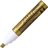 UNI Paint PX-30 Gouden Paint Marker - 4 - 8,5 mm beitelpunt - Verfstift op oliebasis, geschikt voor vele ondergronden zoals; glas, papier, ceramiek, plastic of metaal