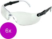 Lunettes Safeworker Clear - Protections des yeux - 6 x Transparent chacune