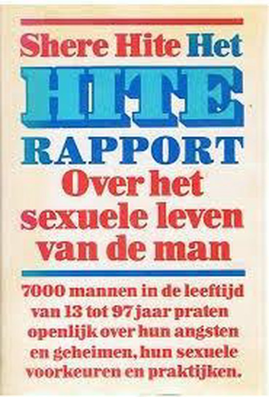 Omslag van Hite rapport over sexualiteit van de man
