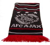 Ajax sjaal zwart gestreept