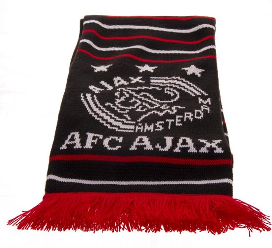 Ajax sjaal zwart gestreept | bol.com