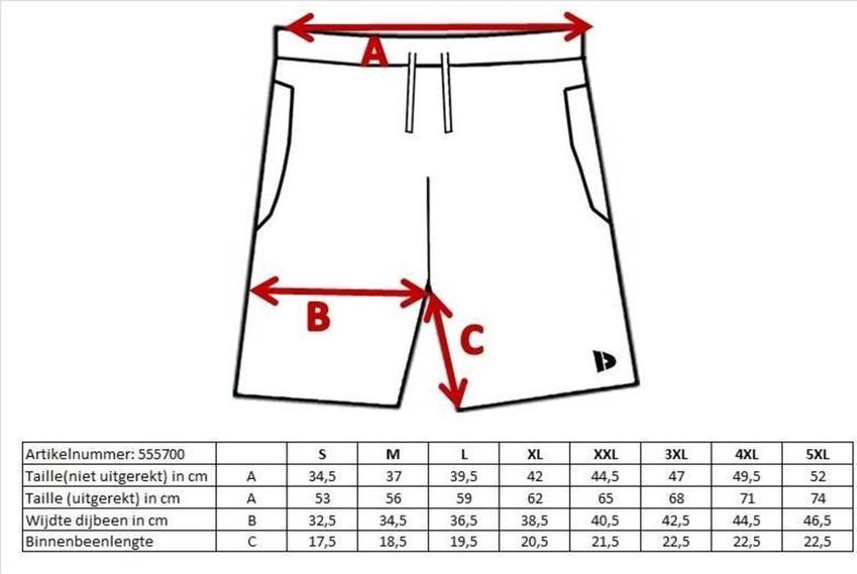 Donnay - Zwemshort kort (Toon) - Sportshort - Heren - Black (020) — afbeelding 4