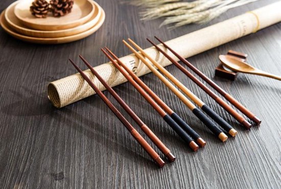 Handgemaakte Japanse Eetstokjes - Chestnut