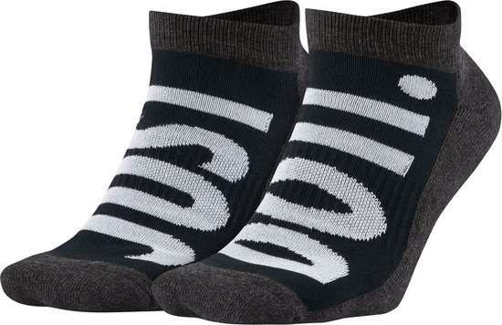 Nike Sportswear No Show Sportsokken - Maat 34 - Unisex - donker  grijs/zwart/wit Maat | bol.com