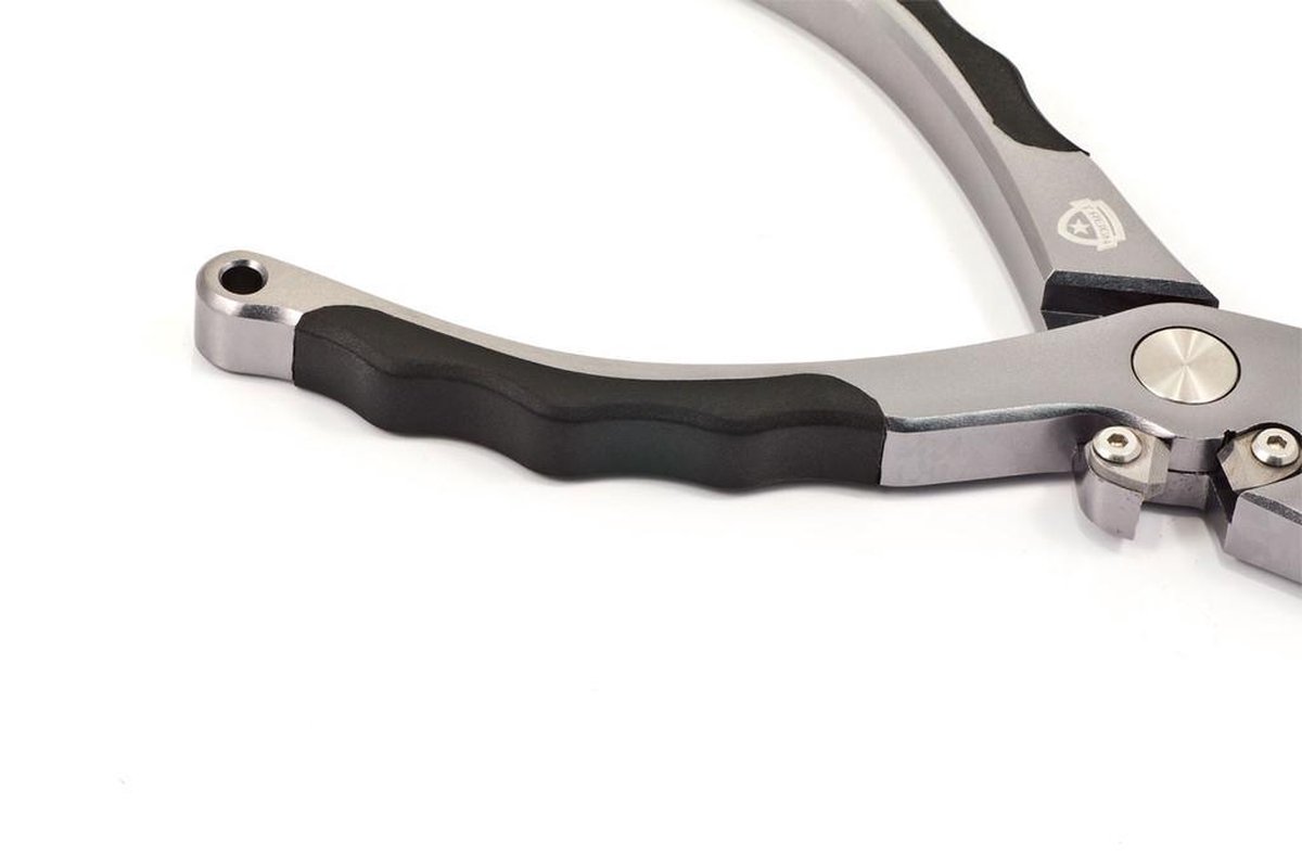 Rieffel Schweiz Rieffel Fischerzange an Halfter mit 90cm Kevlar Auszugsschnu