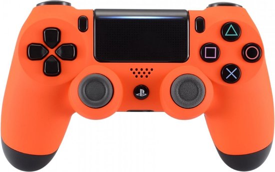Sony DualShock 4 Controller V2 - PS4 - Soft Touch Oranje Custom | bol.com