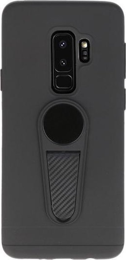 Coque Zwart Magnet Stand pour Samsung Galaxy S9 Plus
