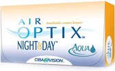 -7,25 Air Optix Night&Day Aqua  -  6 pack  -  Maandlenzen   -  Contactlenzen