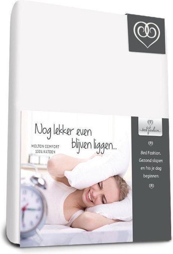 Je zal beter worden hypothese belangrijk Bed-Fashion Molton Boxspring hoeslaken 180 x 210 cm 40cm hoek | bol.com