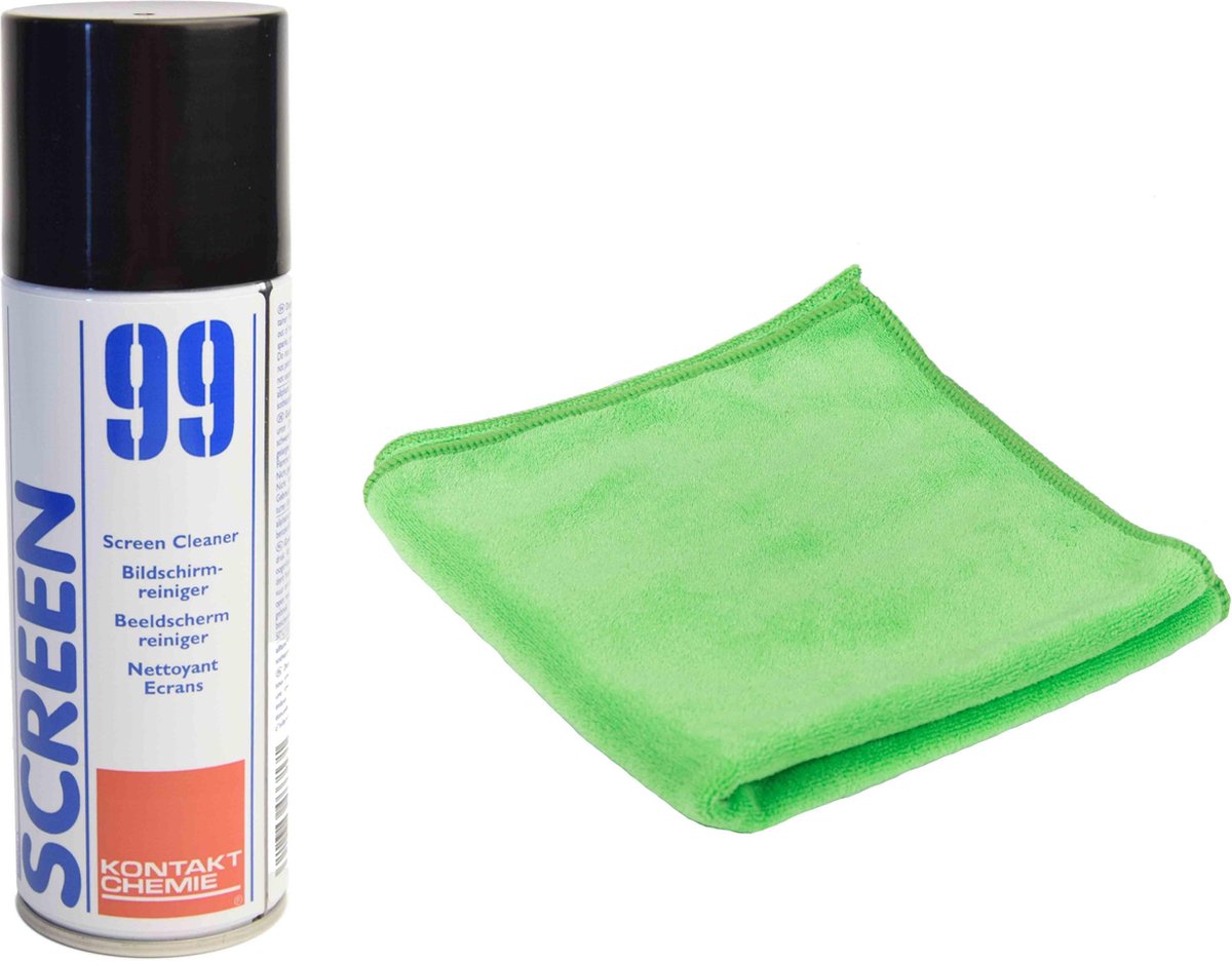 Screen 99 LCD Cleaner 200ml incl. Microvezeldoek 40x40