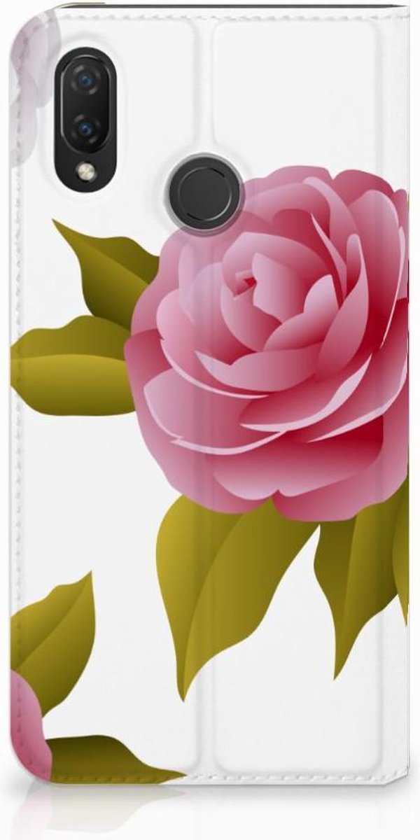 Huawei P Smart Plus Smart Cover Roses