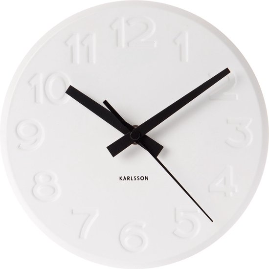 Karlsson Klok Bold Engraved Wit
