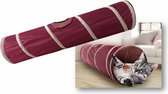 Leuke Katten Speeltunnel Bordeaux 100cm