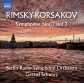Berlin Radio Sinfonie Orchester, Gerard Schwarz - Rimsky-korsakov: Symphonies Nos.1 And 3 (CD)