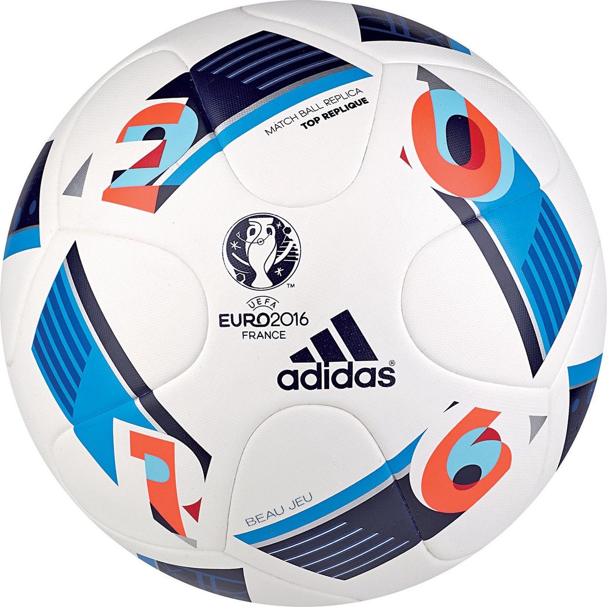 4056558155996 UPC Adidas Euro 2016 Top Replique Fodbold - Størrelse 5