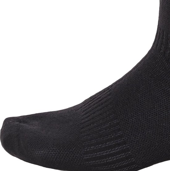 Sealskinz Super Thin Mid sock Fietssokken - Maat XL - Black/Grey - Sealskinz