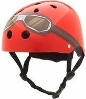 Trybike - CoConuts - Rode Bril - Medium - Geschikt voor 6-10jarige of hoofdomtrek van 53 tot 58 cm - Kinderhelm - Skatehelm - Fietshelm