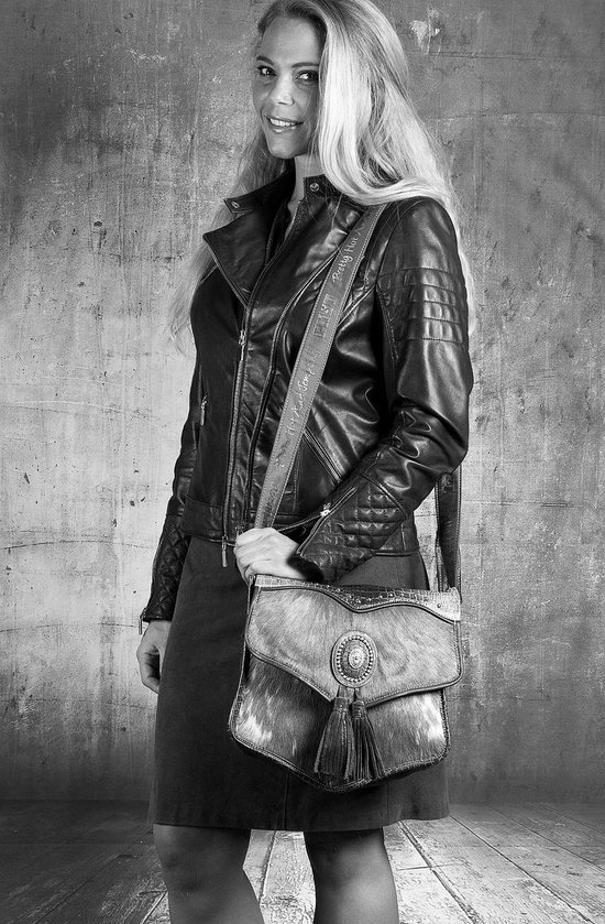 Pretty Hot Tempting PH T tas CAN FORNET zwart LEDER MET VACHT by Viabologna bol