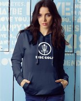 Frisbee kleding: Hoodie "Disc Golf" Blauw XS