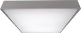 Zoomoi Quadrata III Surface mounted ceiling lamp gray LED-Modul fest
