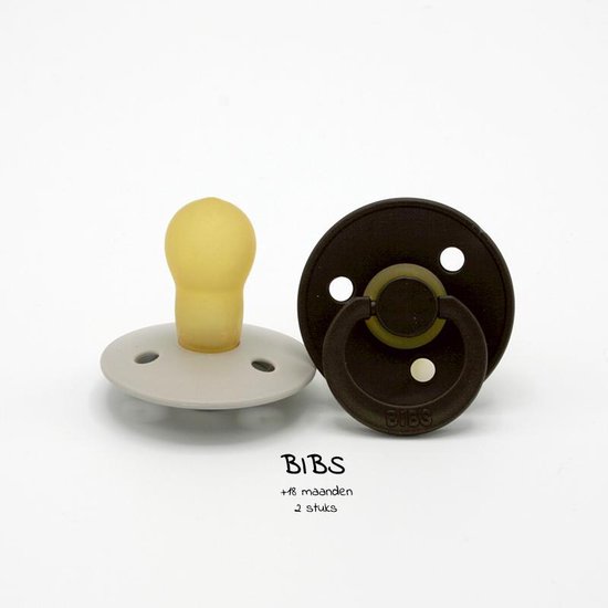 Bibs Fopspenen Chocolate & Sand +18 mndn maat 3
