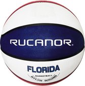 Rucanor Basketbal Florida Rood/wit/blauw Maat 7