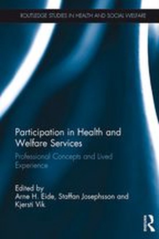 Routledge Studies in Health and Social Welfare - Participati ... - cover