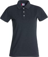 Clique Stretch Premium Polo Women 028241 - Grijs-melange - M