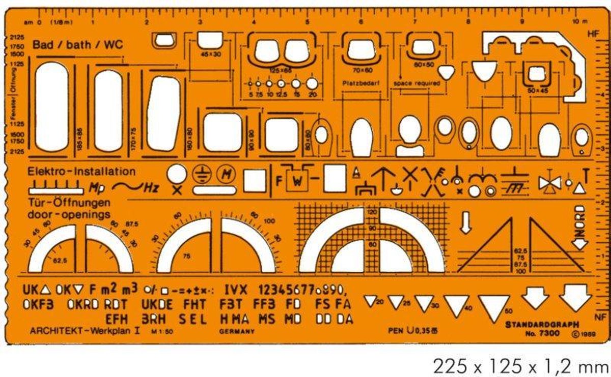 Architect Combination Sjabloon I # 7300