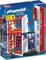 Playmobil Brandweerkazerne met sirene - 5361