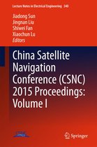 Omslag China Satellite Navigation Conference (CSNC) 2015 Proceedings: Volume I