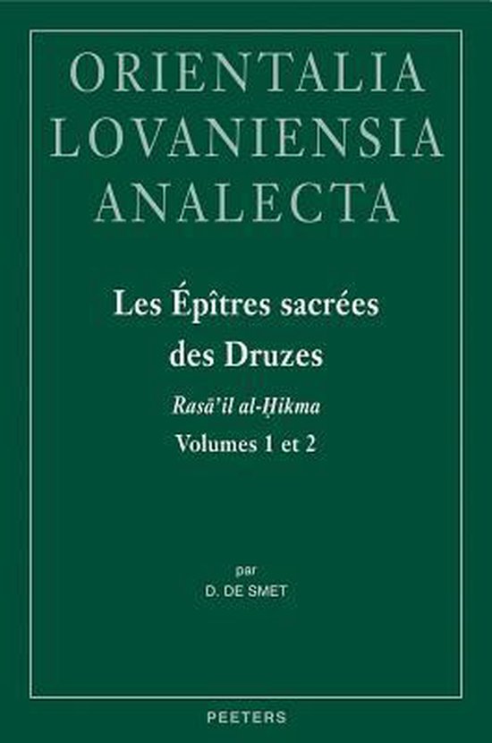 Orientalia Lovaniensia Analecta- Les Épîtres sacrées des  ... - cover