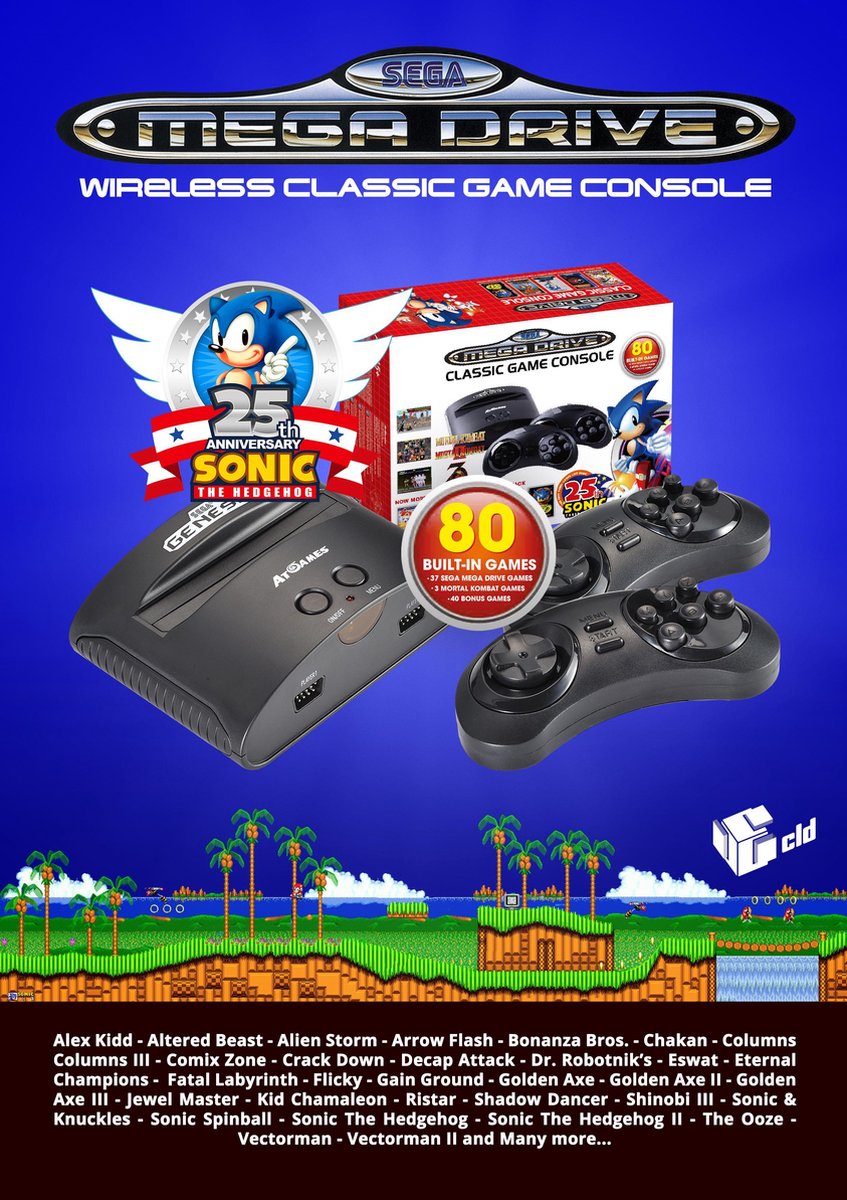 Sega Mega Drive Classic Game Console Sega