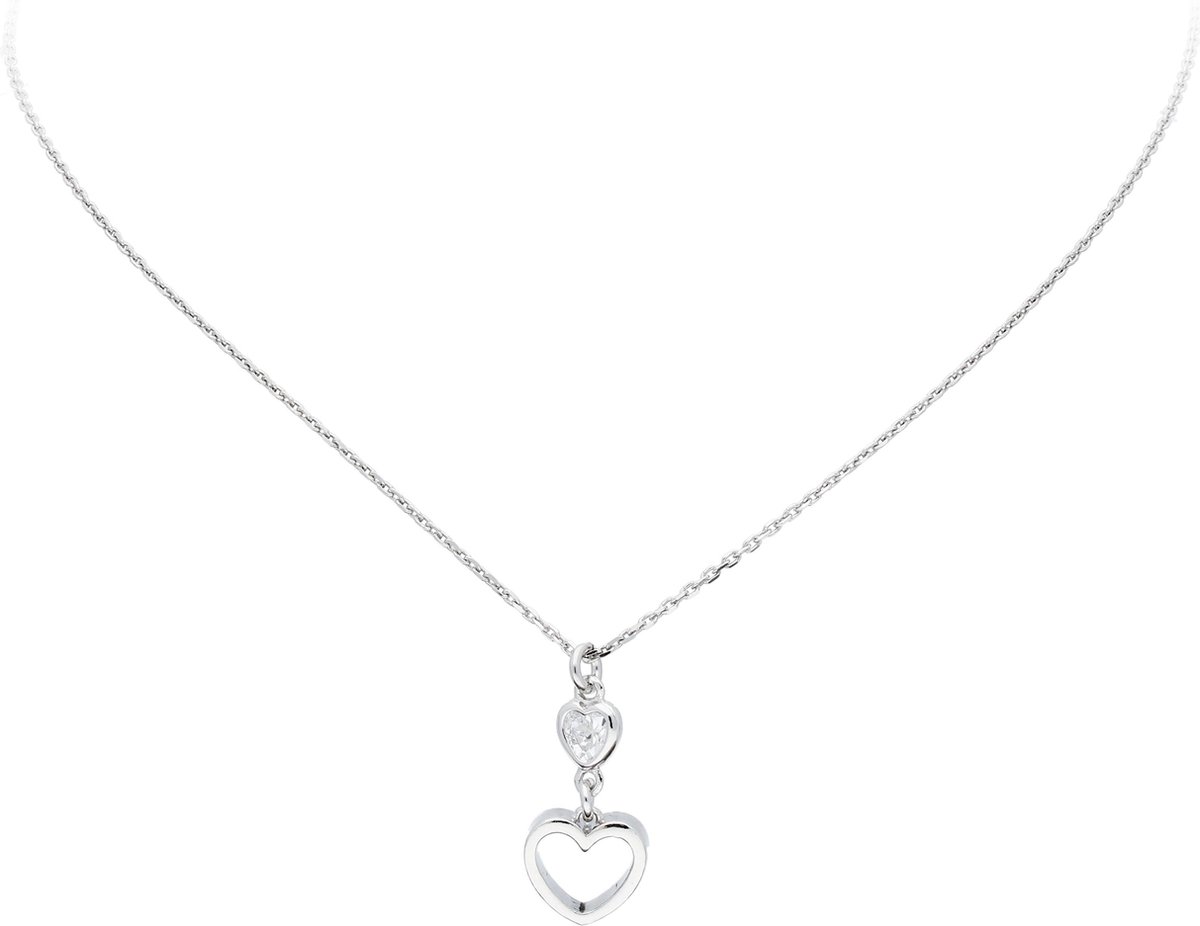 Lilly 102.4525.40 Ketting Zilver 40cm CZ