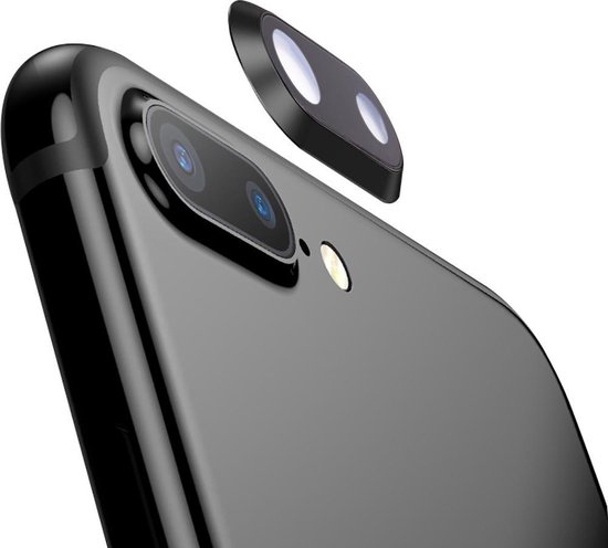 Faites attention au type !! Ring objectif de caméra arrière pour iPhone 8 Plus (noir)