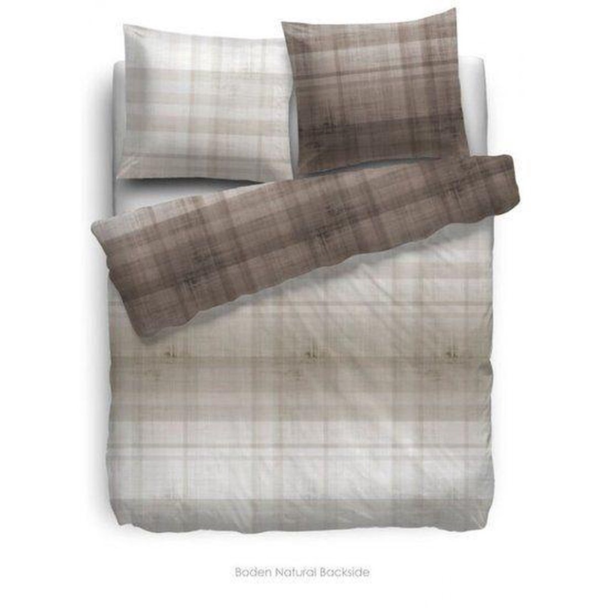 HNL Living Boden Dekbedovertrek - Zwart/Wit 140x200/220