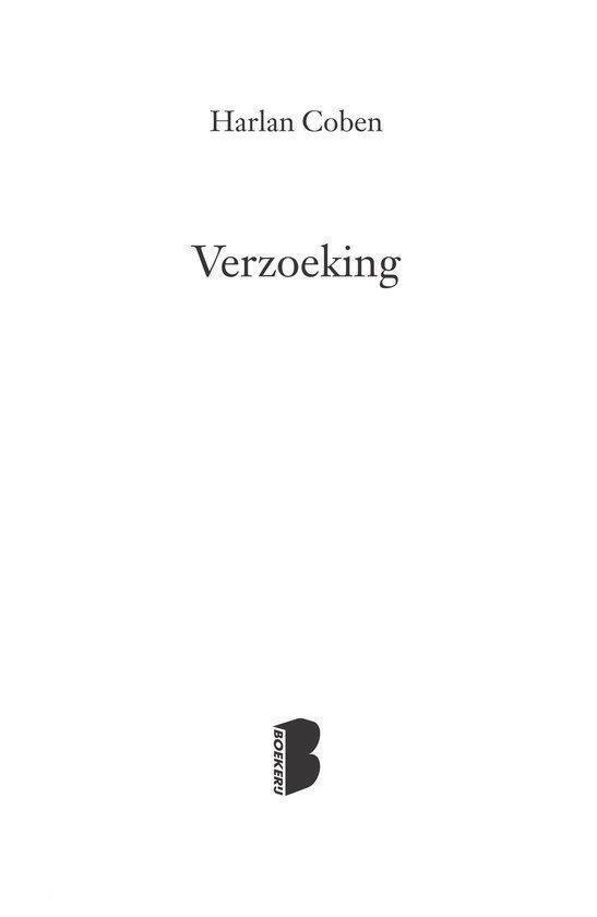 Titelpagina van het boek 'Verzoeking' van Harlan Coben.